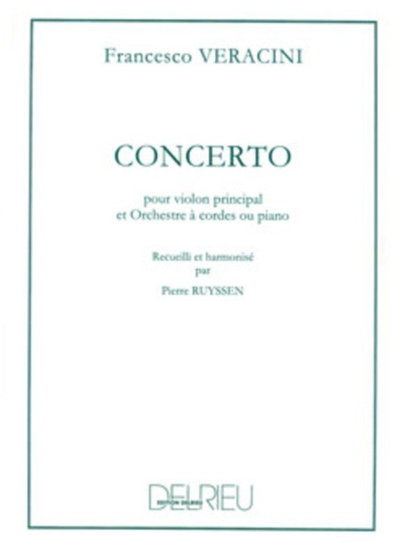 Veracini: Concerto for Violin/Piano (Delrieu)