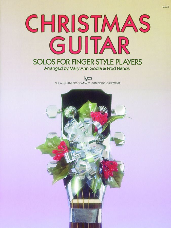 Christmas Guitar Music Book with 32 Pages and 13 Carols - Easy and Advanced Arrangements