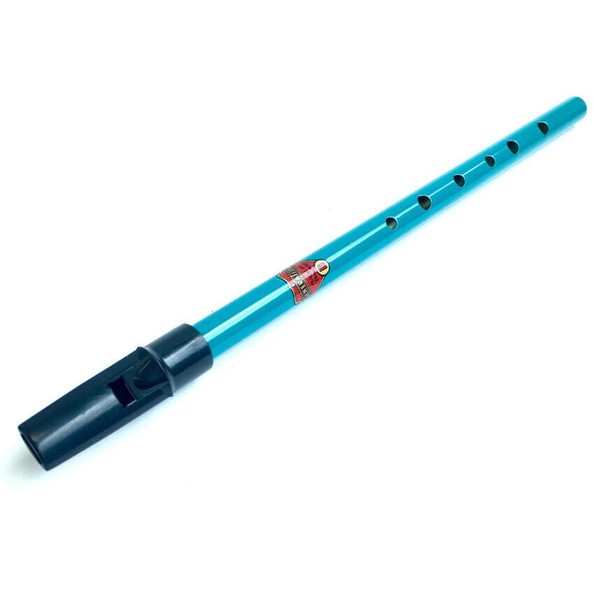 Generation Aurora Penny Whistle Teal (D) - Flageolet, 50.3g, 284x57x21mm, Black Plastic Mouthpiece, Colorful Folk Instrument — view 2