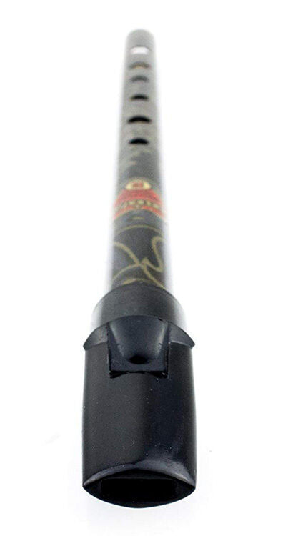 Generation Boho Designer English Tin Penny Whistle in Kerouac Black (D) — view 3