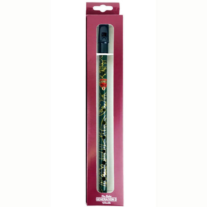 Generation Boho Designer English Tin Penny Whistle in Macdougal Green (D) with Gift Box and Fingering Chart — view 2