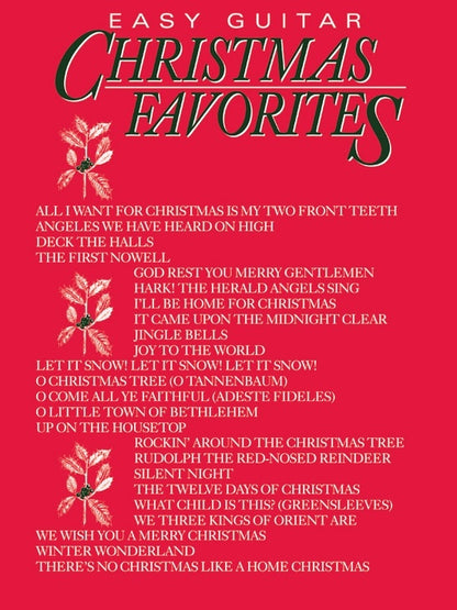 Christmas Favorites For Easy Guitar