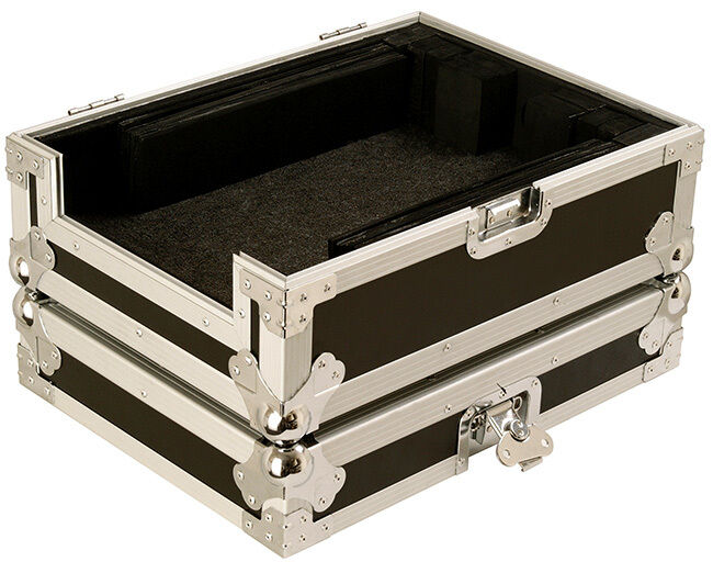 On Stage CDJ Player Flight Case with EVA Foam Padding, Removable Front Door, Black, 19" x 14.25" x 8.9", Customizable Interior, 10 lbs — view 3