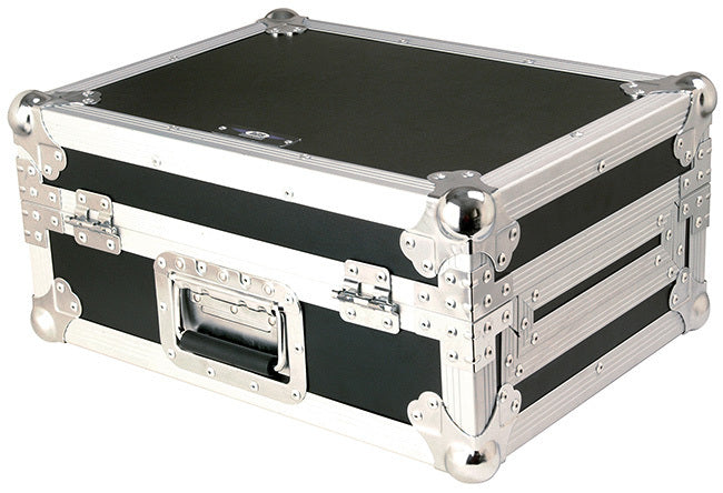 On Stage CDJ Player Flight Case with EVA Foam Padding, Removable Front Door, Black, 19" x 14.25" x 8.9", Customizable Interior, 10 lbs