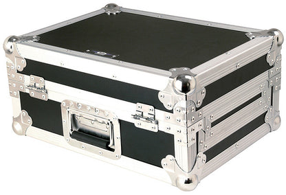 On Stage CDJ Player Flight Case with EVA Foam Padding, Removable Front Door, Black, 19" x 14.25" x 8.9", Customizable Interior, 10 lbs
