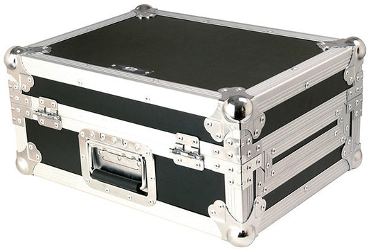 On Stage CDJ Player Flight Case with EVA Foam Padding, Removable Front Door, Black, 19" x 14.25" x 8.9", Customizable Interior, 10 lbs
