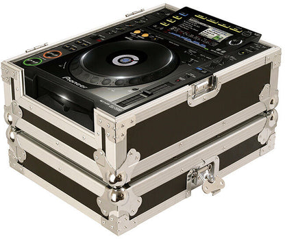 On Stage CDJ Player Flight Case with EVA Foam Padding, Removable Front Door, Black, 19" x 14.25" x 8.9", Customizable Interior, 10 lbs — view 2