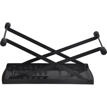 Peace Deluxe Adjustable Guitarist Foot Stool - Black — view 2