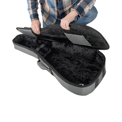 On Stage GHC7550CG Hybrid Classical Guitar Gig Bag with Weather-Resistant Exterior and Plush Interior — view 3
