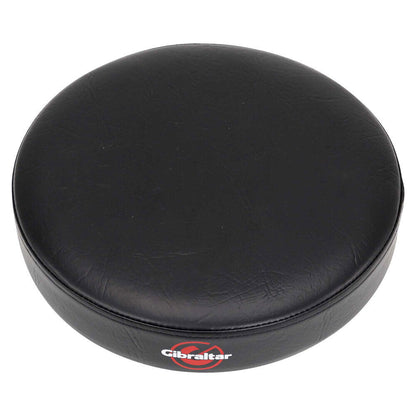 Gibraltar 5600 Series Single Braced Round Drum Throne, 13" Cushioned Vinyl Top, Height Adjustable, Black — view 3