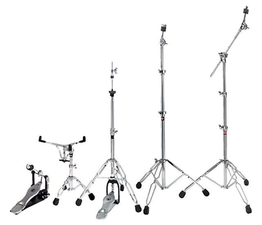 Gibraltar G5 Series Drum Hardware Pack with Snare, Hi Hat, Boom, Cymbal Stands and Bass Drum Pedal