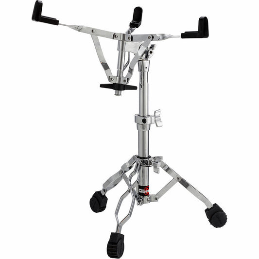 Gibraltar 5700 Series Medium Weight Double Braced Snare Stand 5706, Height 18"-25", Fits 10"-15" Drums, Rubber Feet, Geared Basket Tilter