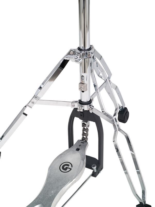 Gibraltar 5700 Series Medium Weight Double Braced Hi Hat Stand with 3-Tier Cymbal Stands and Hideaway Boom — view 2