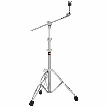 Gibraltar 5700 Series Medium Weight Double Braced Boom Cymbal Stand 5709, Height 30" to 61", Dual Point Tilter, Rubber Feet, 16" Boom Arm