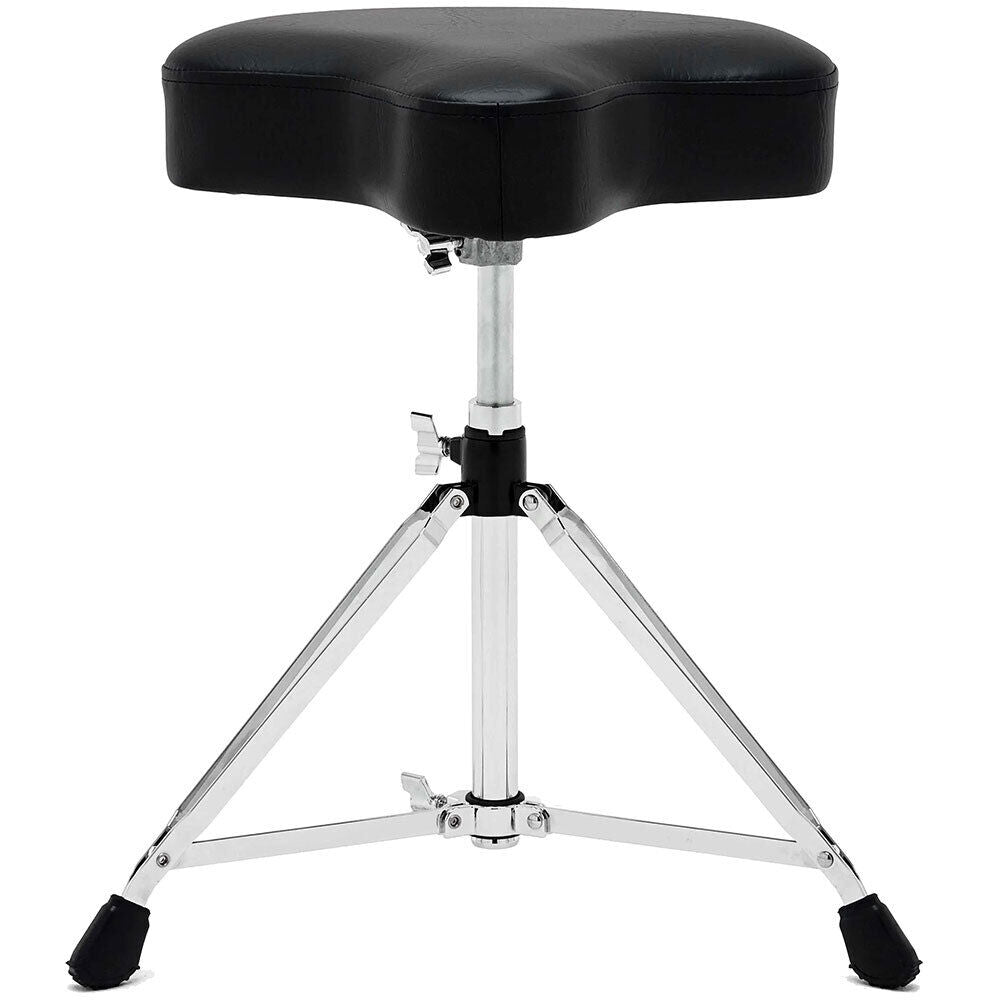 Gibraltar 6000 Series Double Braced Motostyle Drum Throne Black with Adjustable Height and Memory Lock — view 4