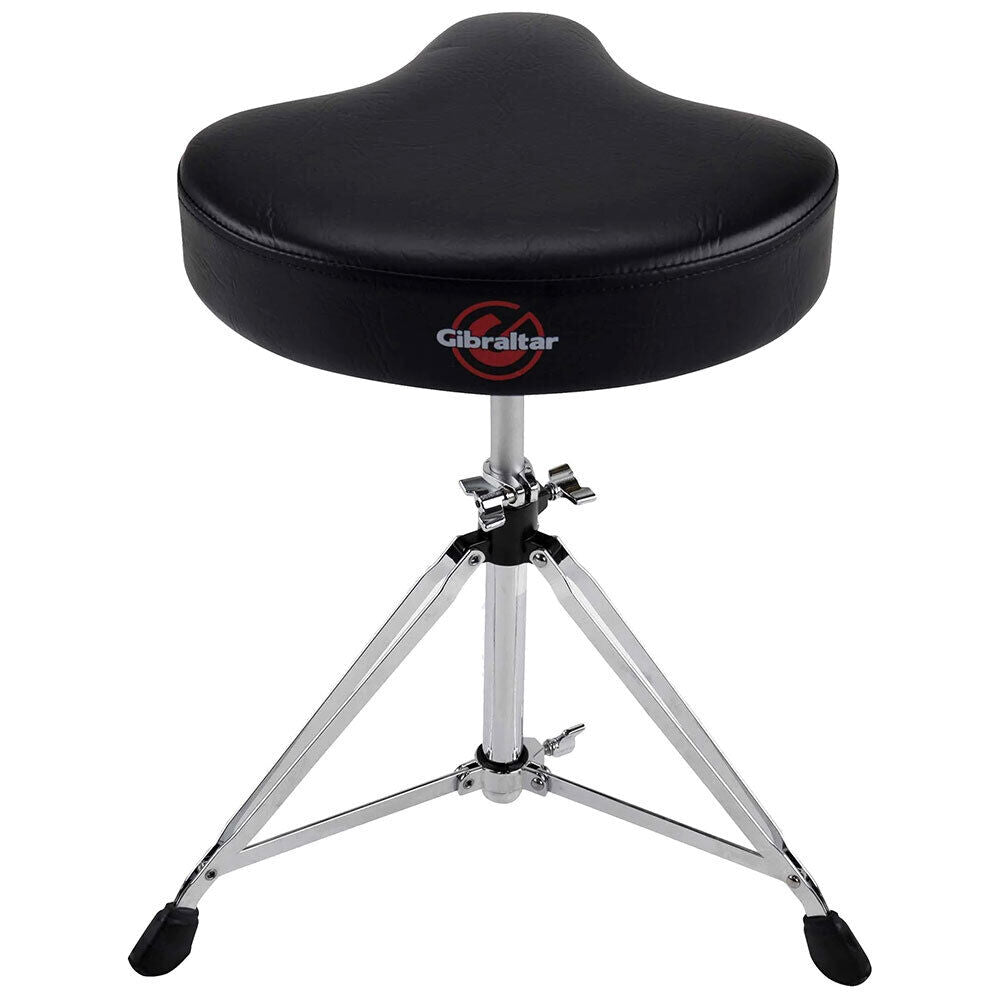 Gibraltar 6000 Series Double Braced Motostyle Drum Throne Black with Adjustable Height and Memory Lock — view 3