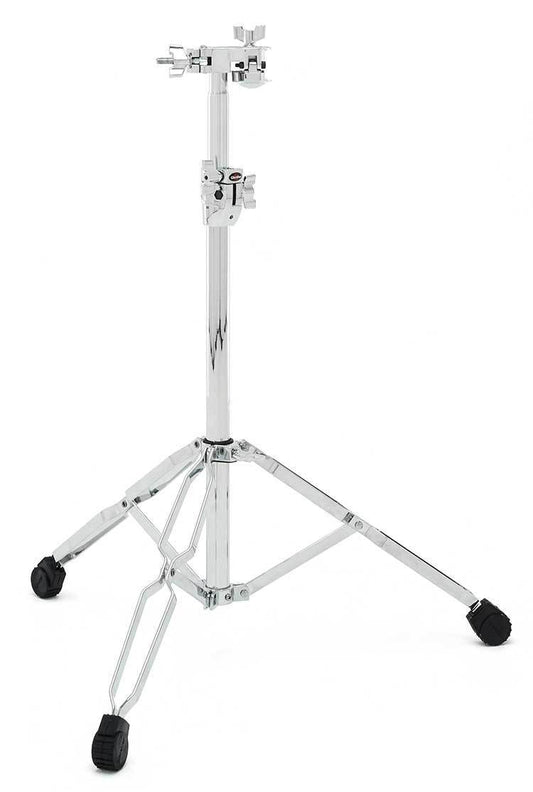 Gibraltar Double Braced Single Mount Platform Tom Stand with Hinged Height Adjustments