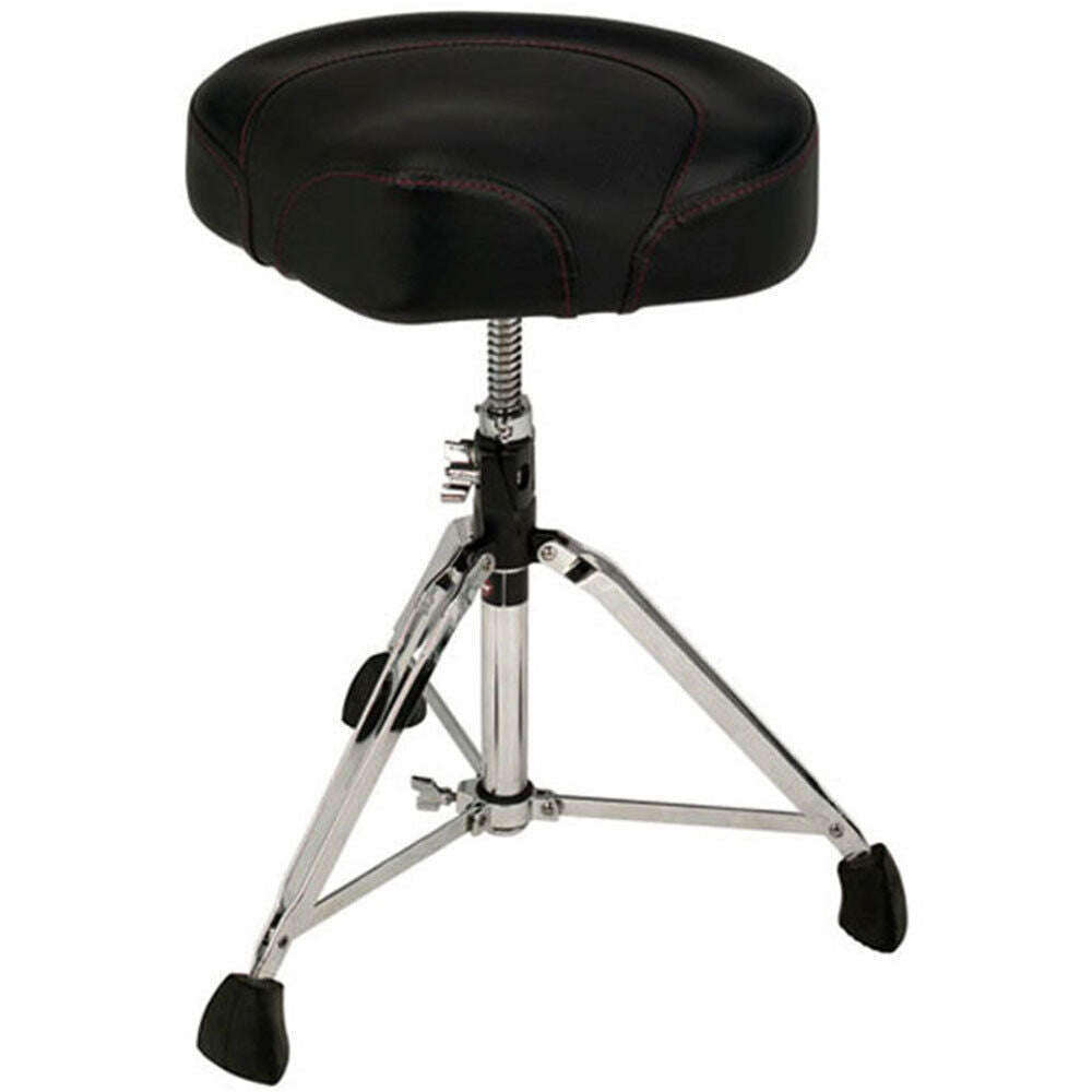Gibraltar 9600 Series Double Braced Drum Throne with 2-Tone Finish, Memory Foam Seat, Height Adjustable, 20" to 26" Range