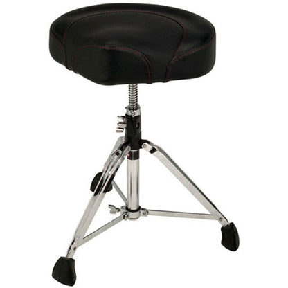 Gibraltar 9600 Series Double Braced Drum Throne with 2-Tone Finish, Memory Foam Seat, Height Adjustable, 20" to 26" Range