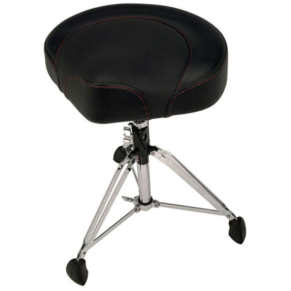 Gibraltar 9600 Series Double Braced Drum Throne with 2-Tone Finish, Memory Foam Seat, Height Adjustable, 20" to 26" Range — view 3