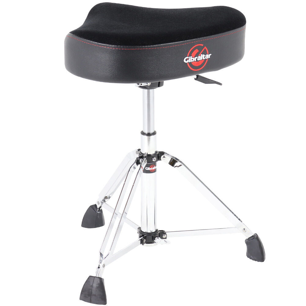 Gibraltar 9600 Series Hydraulic Drum Throne with Cordura Oversized Seat, Height Adjustable 20" to 26", Double-Braced Tripod, 129 kg Capacity — view 2