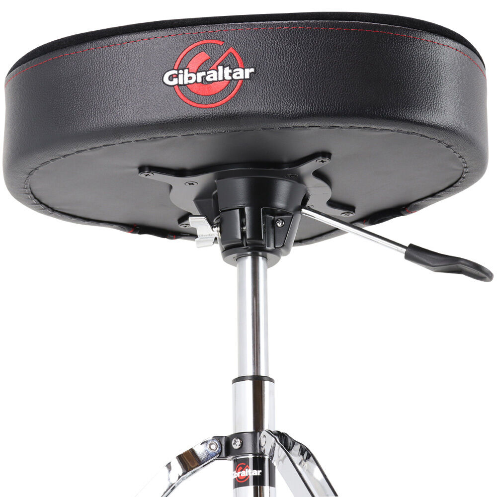 Gibraltar 9600 Series Hydraulic Drum Throne with Cordura Oversized Seat, Height Adjustable 20" to 26", Double-Braced Tripod, 129 kg Capacity — view 4
