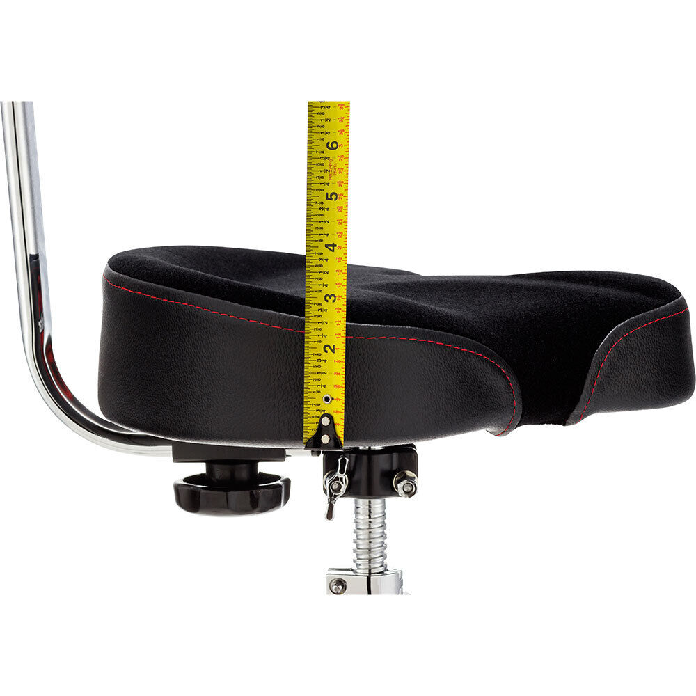 Gibraltar 9600 Series Drum Throne with Cordura Seat, Adjustable Backrest, Double Braced Tripod, Height 21"-27", Memory Foam Comfort — view 5