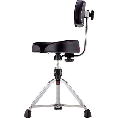 Gibraltar 9600 Series Drum Throne with Cordura Seat, Adjustable Backrest, Double Braced Tripod, Height 21"-27", Memory Foam Comfort — view 3