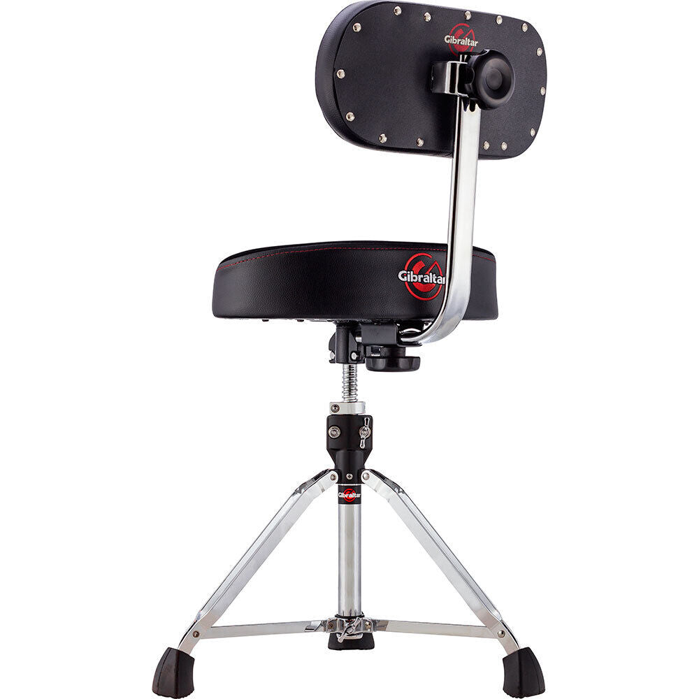 Gibraltar 9600 Series Drum Throne with Cordura Seat, Adjustable Backrest, Double Braced Tripod, Height 21"-27", Memory Foam Comfort — view 2