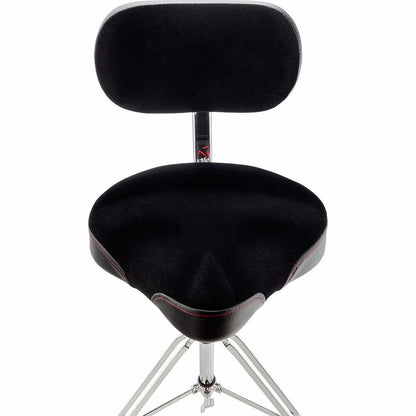 Gibraltar 9600 Series Drum Throne with Cordura Seat, Adjustable Backrest, Double Braced Tripod, Height 21"-27", Memory Foam Comfort — view 6