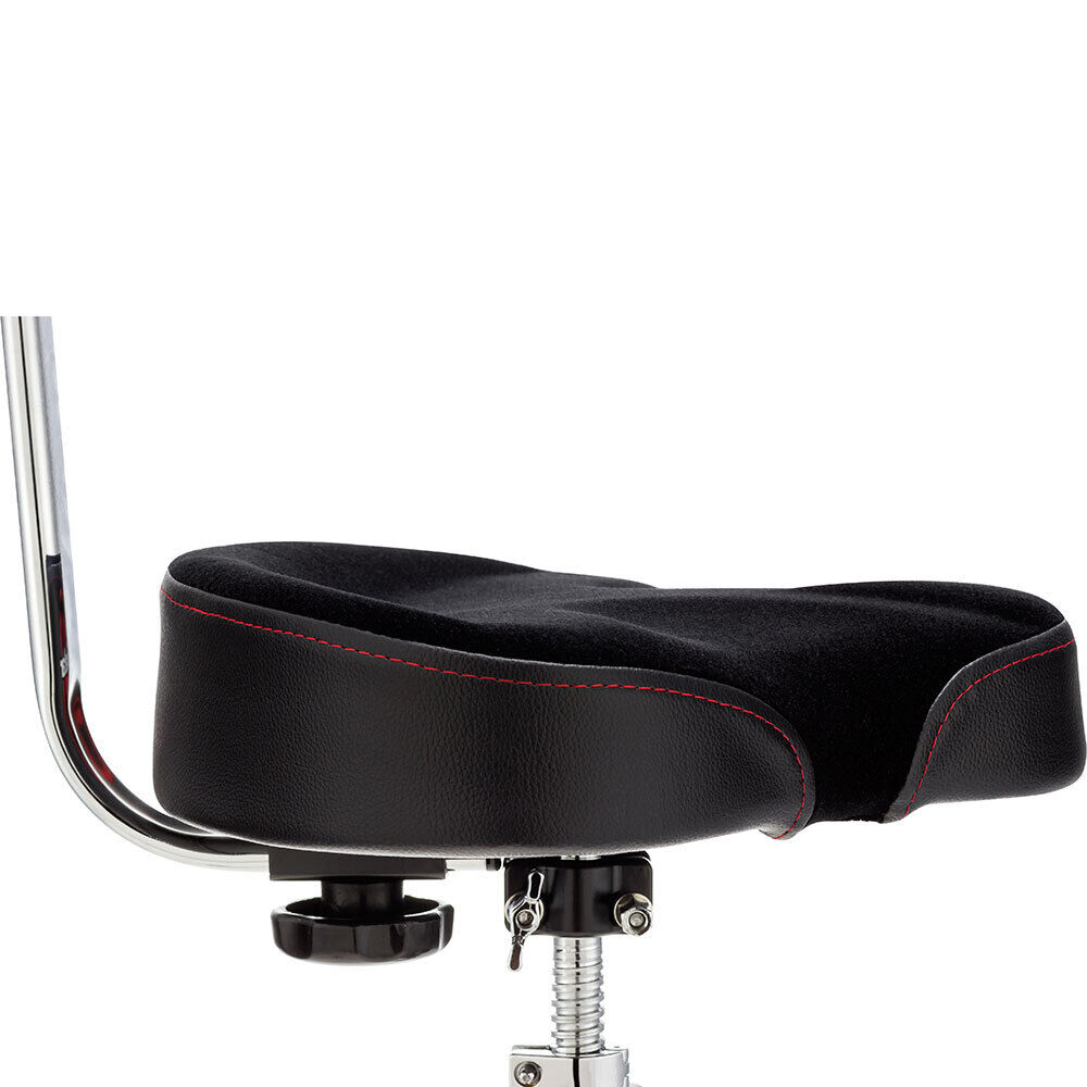 Gibraltar 9600 Series Drum Throne with Cordura Seat, Adjustable Backrest, Double Braced Tripod, Height 21"-27", Memory Foam Comfort — view 4