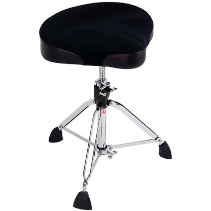 Gibraltar 9600 Series Double-Braced Drum Throne with Neoprene Saddle Seat, 20"-26" Adjustable Height, 16.5"x14.5" Top, 129 kg Capacity — view 2