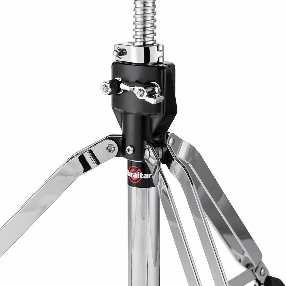 Gibraltar 9600 Series Double-Braced Drum Throne with Neoprene Saddle Seat, 20"-26" Adjustable Height, 16.5"x14.5" Top, 129 kg Capacity — view 5