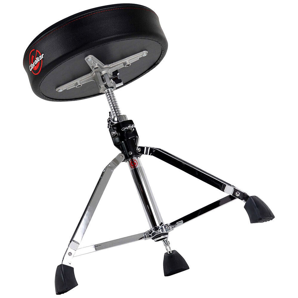 Gibraltar 9600 Series Double-Braced Drum Throne with Neoprene Seat, 13" Round, Height 20"-26", Memory Foam, Spin-Lock Adjustable — view 3