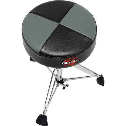 Gibraltar 9600 Series Double Braced Pro Round Drum Throne Black & Grey — view 3
