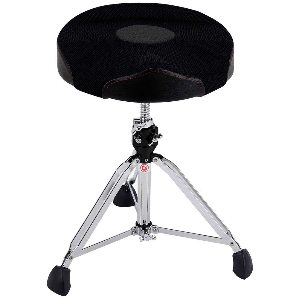 Gibraltar 9600 Series Drum Throne with Airtech Mesh Seat and Thigh Cutouts — view 4