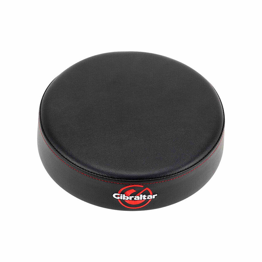 Gibraltar 9600 Series Double Braced Pro Round Drum Throne with Memory Foam Seat, Height Adjustable 20" to 26", Black PVC Leather — view 3