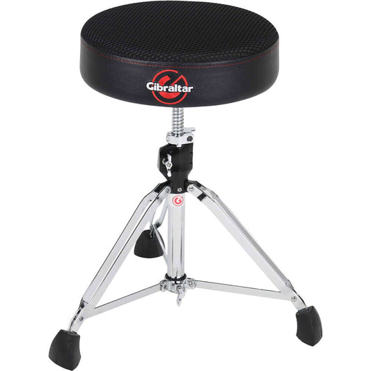 Gibraltar 9808ARW Airtech Round Drum Throne with Memory Foam and Quick-Lock Adjustment
