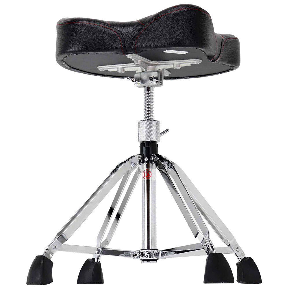 Gibraltar 9000 Series 4-Post Drum Throne with Oversized Saddle Seat and Lumbar Contour — view 3