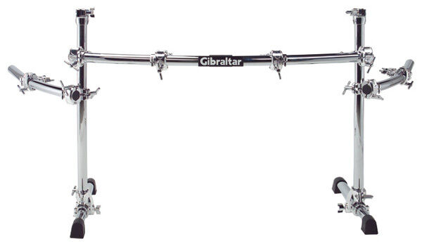 Gibraltar Road Series Chrome Curved Drum Rack System with Side Wings