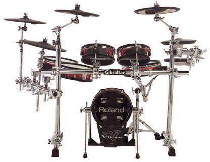 Gibraltar Road Series Chrome Curved Drum Rack System with Side Wings — view 3