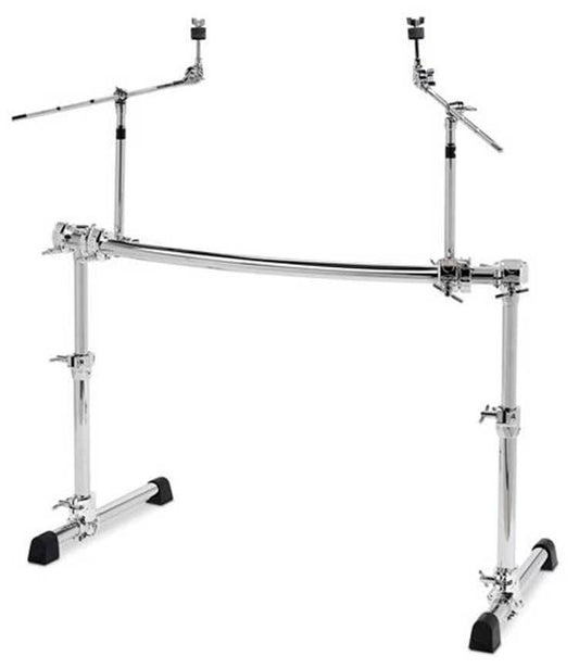 Gibraltar Chrome Series GCS500H Height Adjustable Curved Drum Rack with Cymbal Boom Arms