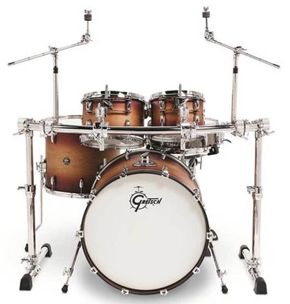 Gibraltar Chrome Series GCS500H Height Adjustable Curved Drum Rack with Cymbal Boom Arms — view 2