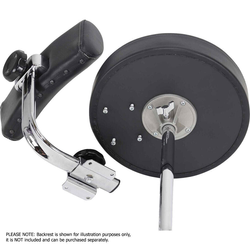 Gibraltar Tall Performance Round Drum Throne with Adjustable Footrest and Tripod Memory Lock — view 6