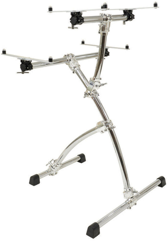 Gibraltar Key Tree Double Tier Keyboard Stand with Adjustable Height and Memory Locks