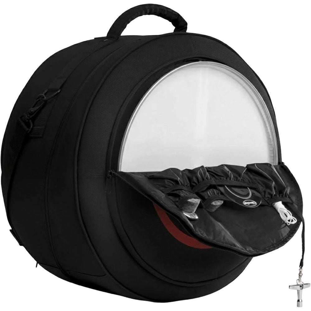 Gibraltar 14" Deluxe Snare Drum Bag with Plush Interior and Accessories — view 3
