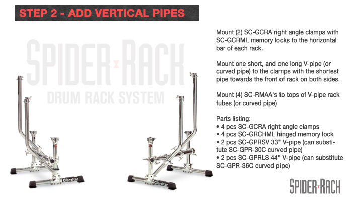 Gibraltar Spider Rack Cymbal Arm Pack (2 Pack) — view 6