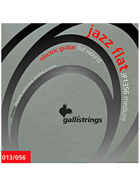 Galli Flat Wound Nickel Wrapped Medium Jazz Electric Guitar Strings