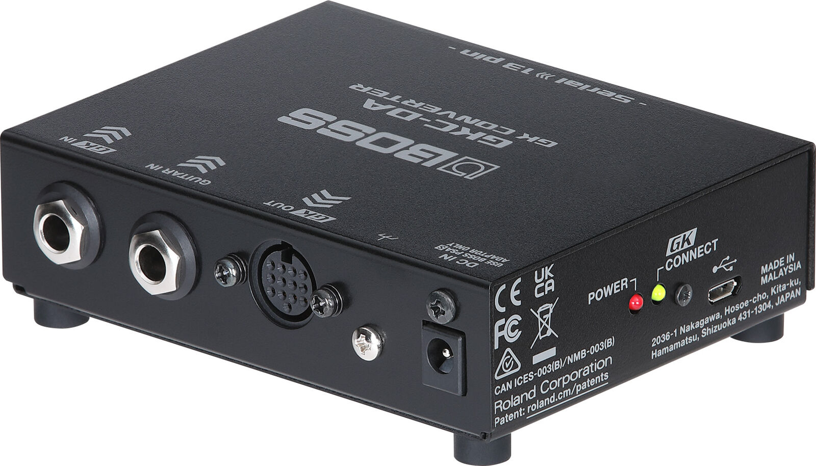 BOSS GKC-DA GK Converter - Digital to Analog Interface for Synthesizers and V-Guitar Products — view 3