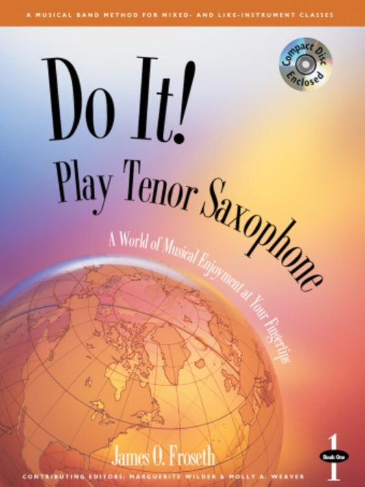 Do It Play Tenor Sax Book 1 Softcover Book/CD